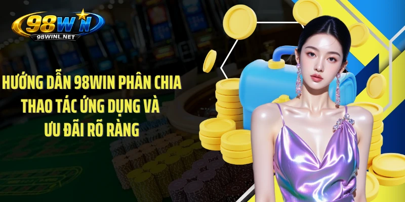 Hướng dẫn 98WIN phân chia thao tác ứng dụng và ưu đãi rõ ràng
