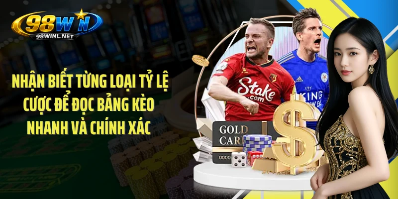 Nhận biết từng loại tỷ lệ cược để đọc bảng kèo nhanh và chính xác 