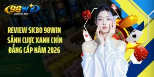 Review Sicbo 98WIN Sảnh Cược Xanh Chín Đẳng Cấp Năm 2026 